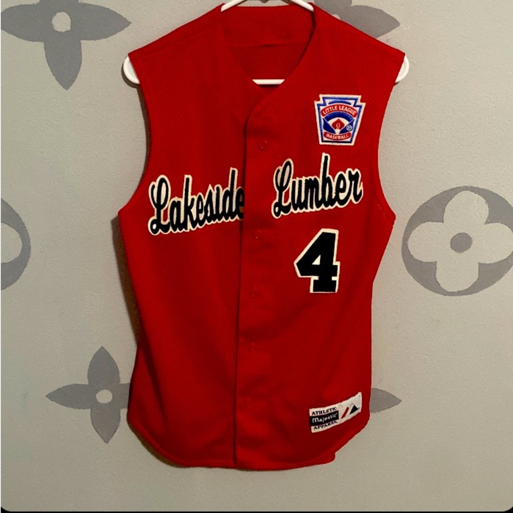 Red lakeside #4 jersey